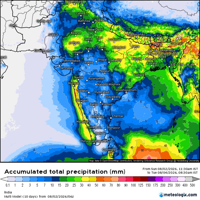 smkirthiga's tweet photo. Aug 3–4, 2026 weather inference: #NorthEastIndia remains the primary area of concern, with heavy to very heavy rainfall likely over #Assam #Nagaland #Meghalaya and #ArunachalPradesh, along with a heightened flood risk across parts of #Assam. The #Dikhow and #Dhansiri rivers are forecast by CWC to cross the danger level for at least a day. Some probabilistic forecasts also indicate that water levels at locations in #Sivasagar could approach the High Flood Level. Extreme caution is advised.
Moderate to heavy rainfall is also likely across parts of central and eastern India. #UttarPradesh, #Bihar parts of #Delhi #Haryana #Punjab may receive widespread moderate rain with isolated heavy spells, while the Himalayan region #Himachal #Uttrakhand and western coastal belt of #Maharashtra, #Karnataka and northern #Kerala could experience heavy to very heavy rainfall.
Meanwhile, the #Pamba River in parts of #Pathanamthitta district, #Kerala has been flowing above the danger level. Water levels are expected to recede gradually as rainfall decreases over its catchment areas.
Disclaimer: Personal inference based on multi-model guidance and CWC forecasts. Follow IMD, CWC and local authorities for official warnings.
#SouthWestMonsoon2026 #Assam