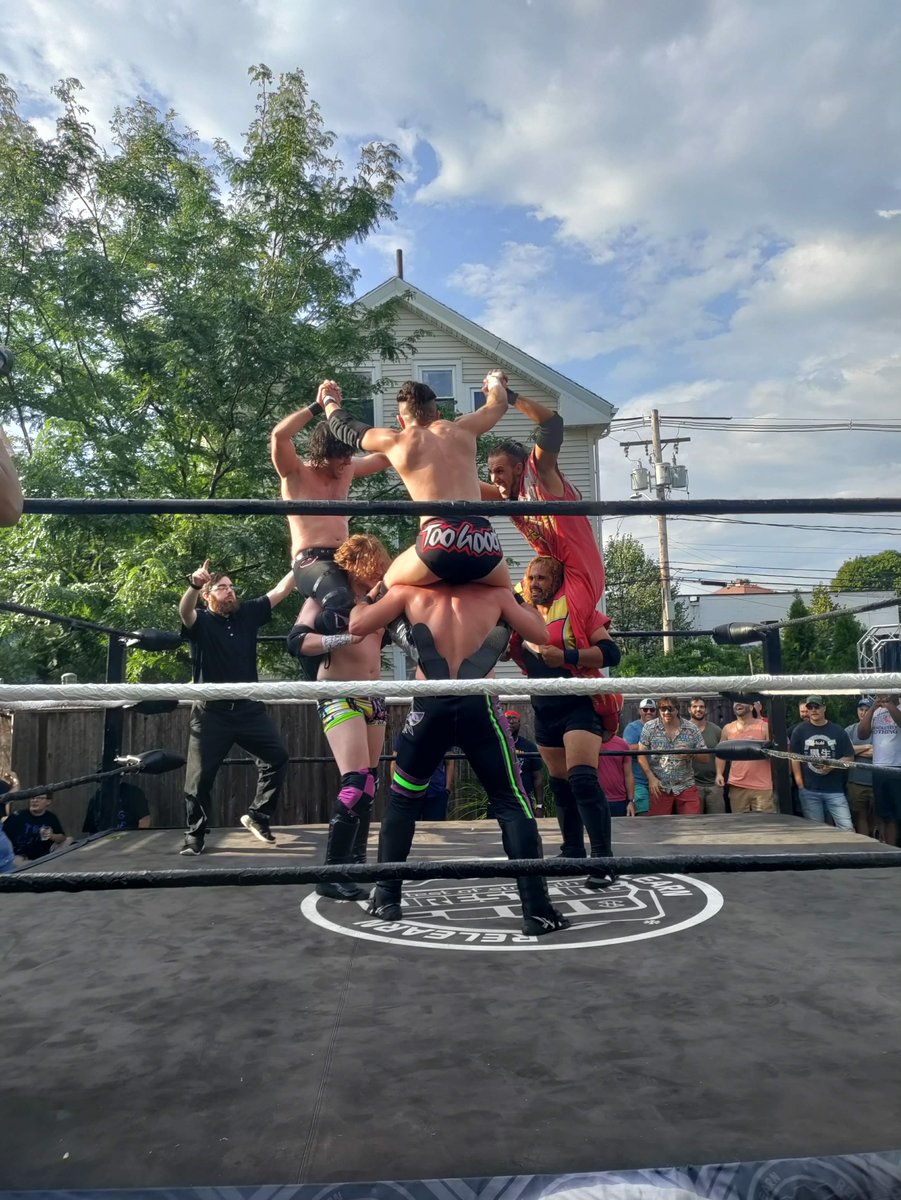 ZOATLeveillee98's tweet photo. Can't lie, The #ZOAT has slacked a lil bit on posting, but there was certainly no slacking when it came to yesterday's double header alongside @hlwalker1995 & Diego Alvarez across
@toswrestling1 & @the_NCW !!! It was quite the jam packed day of wrestling in general, and some note-worthy highlights were had!!!
Now it's the calm before the storm in Medford before @FocusProWrestle - GET RICH OR DIE TRYING!!!
Last minute 🎟's are still available, DONT MISS OUT!!!
🚪: 6pm 🔔: 7pm
📸: @C_Brooks329
#ZachOfAllTrades
#SupportIndependentWrestling
