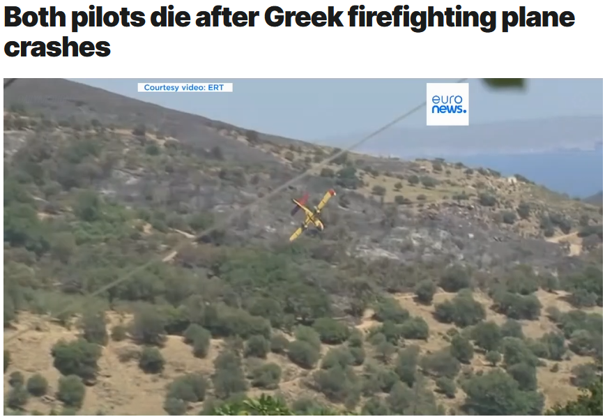 IonNight_'s tweet photo. @BNODesk The greek also crashed a fire fighter plane a few years ago. Maybe it's time to train your people for a job and practice how to avoid crashing and death https://t.co/iMNlt0Kglm