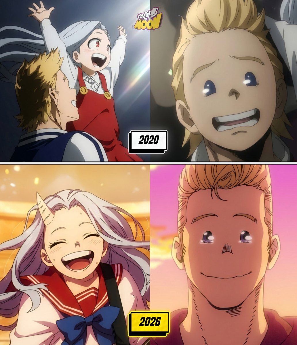 CartoonsOTMoon's tweet photo. Lemillion finalmente pudo ver a Eri cumplir su sueño https://t.co/zZvXQ66Hwk