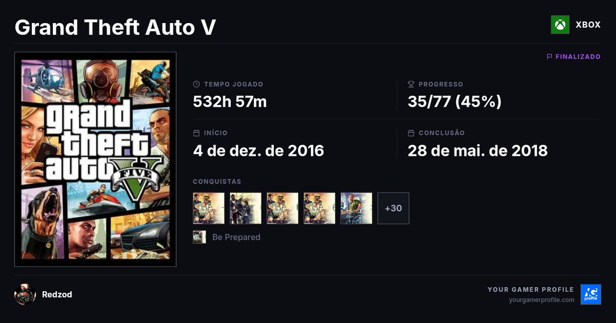 Redzodbr's tweet photo. @YGPsocial O meu é GTA V e eu nem sabia https://t.co/LSq1lAXG57