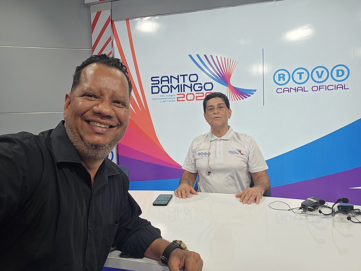 vdilone's tweet photo. #Ready to #Go on #Sunday!

Nos Preparamos en #RTVD4, para la Jornada #Vespertina de este #Domingo 2 de #Agosto 2026  y darte "#Nuestra Mejor #Versión" en estos #JuegosCentroAmericanosYDelCaribe #SantoDomingo2026!

#VamosConTo'
@rtvd_4 @ivanruiztv @Orlandomendez7 @hgomez27 @Jahady https://t.co/wbpEwDjhnU
