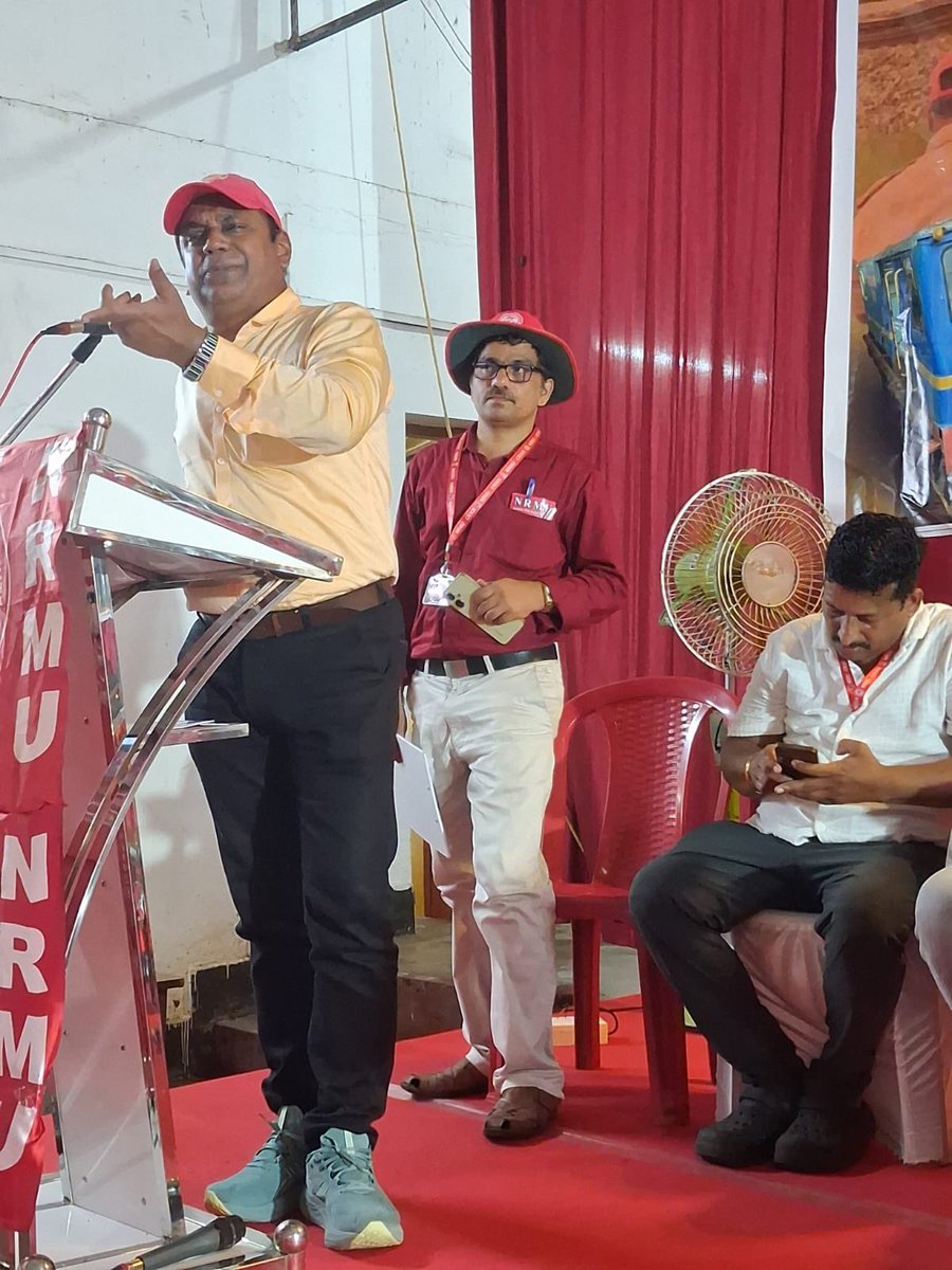 venupnair_nrmu's tweet photo. Today’s (02.08.2026) few captured glimpses from AGM of Uduppi branch held n Community hall at Uduppi from 16 hrs to 19 hrs ….🙏🏻🚩🚩🚩🚩🚩 https://t.co/ikq2Xvvnaq