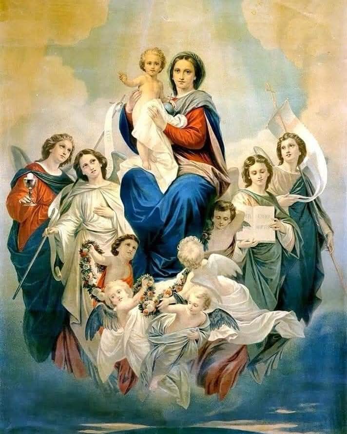 enripozo24's tweet photo. 5 MINUTOS DE MARIA
2 de agosto 

*ALÉGRATE, MADRE DOLOROSA, PORQUE, DESPUÉS DE TANTO SUFRIR, TE VES AHORA RODEADA DE GLORIA Y COLOCADA, COMO REINA DEL UNIVERSO, AL LADO DE TU HIJO.* https://t.co/n4XXdCsoq0