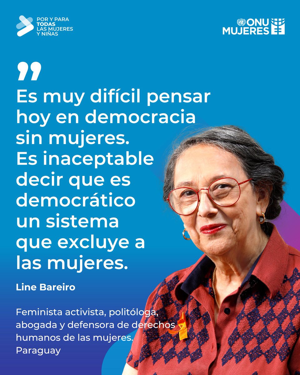 CcooDefenMujer's tweet photo. Durante décadas, contribuyó de manera decisiva con su pensamiento y reflexiones al avance de la igualdad de género, la participación política de las mujeres y la construcción de sociedades más justas e inclusivas. https://t.co/b6SThE7V8D