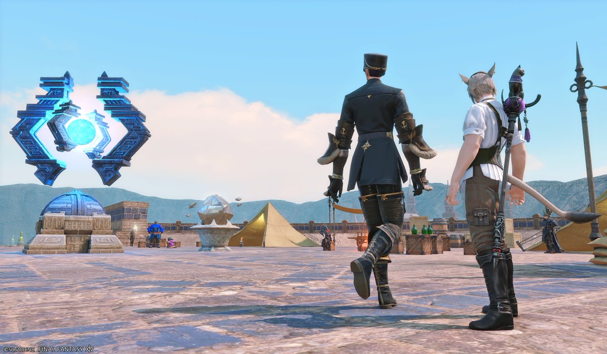 _fujimoto_ff14's tweet photo. ルカくんと北征へ。亀に殴られて死にました https://t.co/bOCpXxSFJg