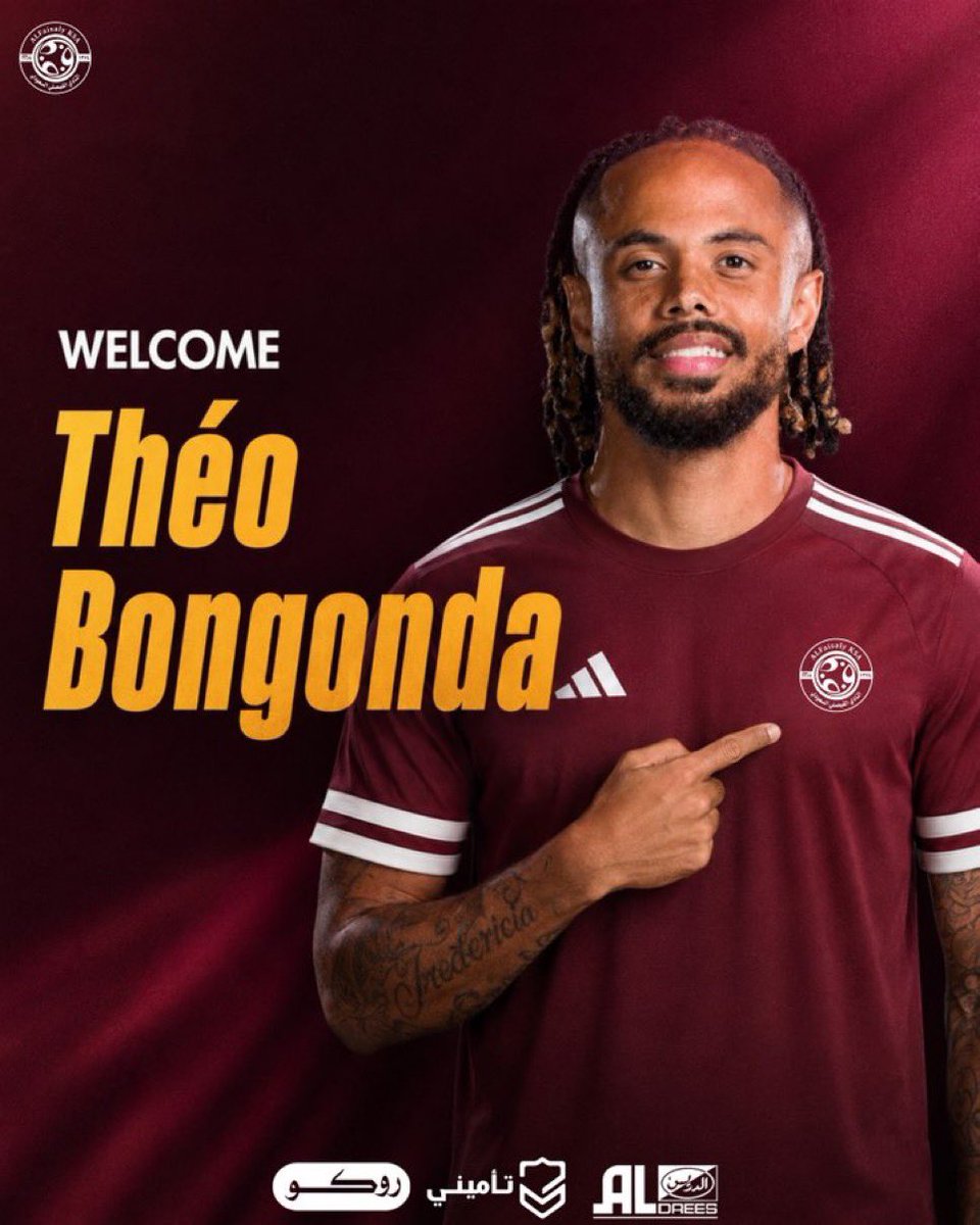 Saudifutbol's tweet photo. THÉO BONGONDA OFFICIALLY JOINS AL-FAISALY… 🇨🇩🔴✅

The 30-year-old Congolese winger signs as a free agent after leaving Spartak Moscow. He represented DR Congo at the World Cup 2026. https://t.co/gP5EnWxHXd
