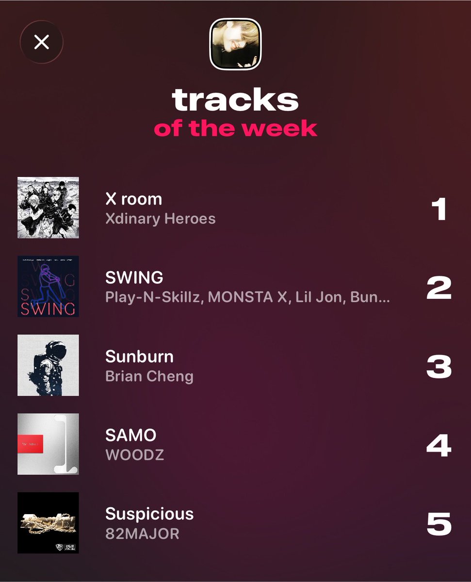 m1ilyw's tweet photo. #tracksOfTheWeek https://t.co/IVegKaNey6