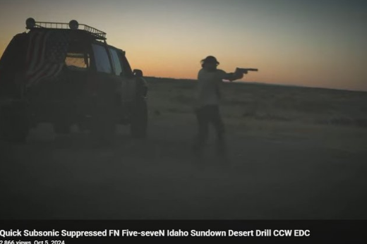 AntonHand's tweet photo. In what be the funniest day in FN history, a bystander intervened in the Twin Falls shooting yesterday.

Cowboy hat, suppressed Five-seveN, zero hits on target, takes a hit from the assailant (survives thankfully).

Has a public Youtube channel. Training videos with a F2000... https://t.co/BgB5TGPPuG