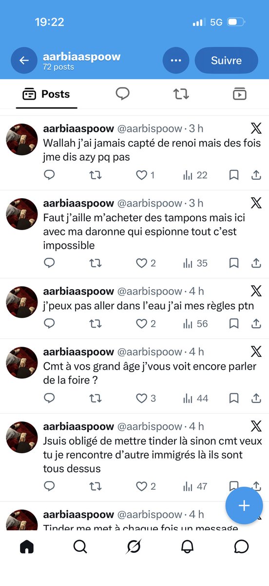 JS21B3's tweet photo. @aarbispoow Le culot de parler de « blablater pour rien » alors que ton compte est rempli de sujets sans intérêt 😹😹😹😹😹😹 https://t.co/DvIhSLXWXt