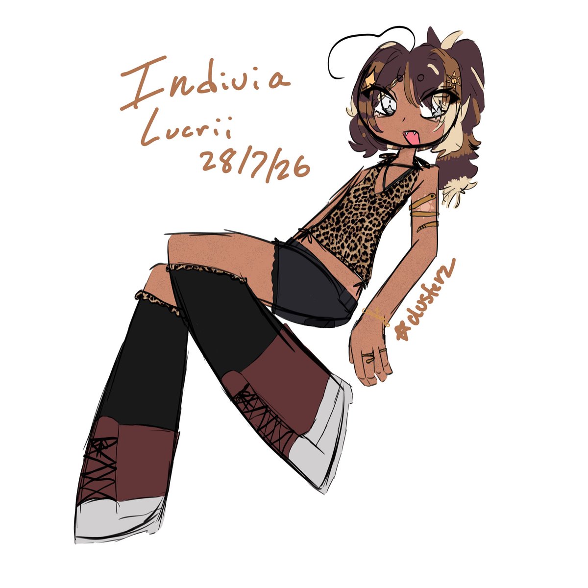 gh0stbutcher's tweet photo. my lovely daughter indivia shes both twst and enstars shes gay asf to #enstars #enstarsoc #twst #twstoc #oc #ocart #art https://t.co/4S65DrNQPD