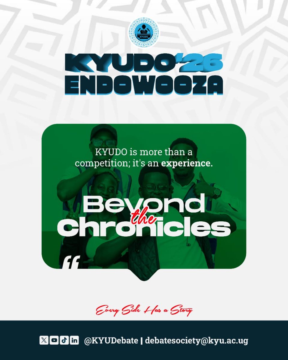 KYUDebate's tweet photo. 📖 Beyond the Chronicles.

Some remember the rankings.

Others remember the people, the moments, and the memories.

KYUDO'25 was more than a competition it was an experience.

#KYUDS26 #KYUDO26 #BeyondTheChronicles #Endowooza https://t.co/4My7TnvplJ