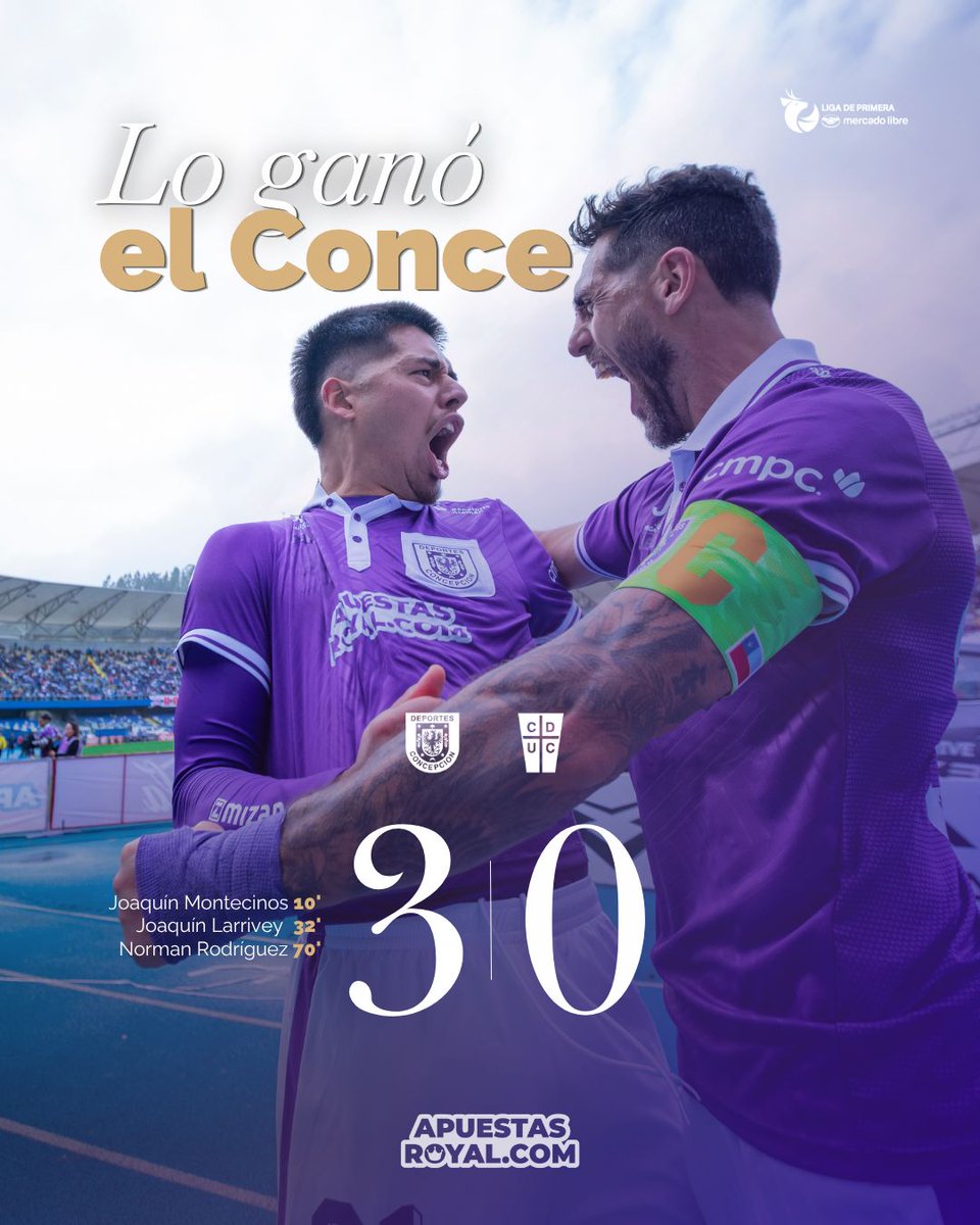 elconce_cl's tweet photo. ¡GANÓOOOOOOOOOOOOOOOOOOOOOOOOOOOOOOOOOOOOOOOOOOOOOOOOO EEEEEEEEL COOOOOOOOOOOOOOOOOOOOOOOOOOOOONCEEEEEEEEEEEEEEEEEEEEE! 

#EsoQueNosUne 💜 https://t.co/vkNzh9wKQC