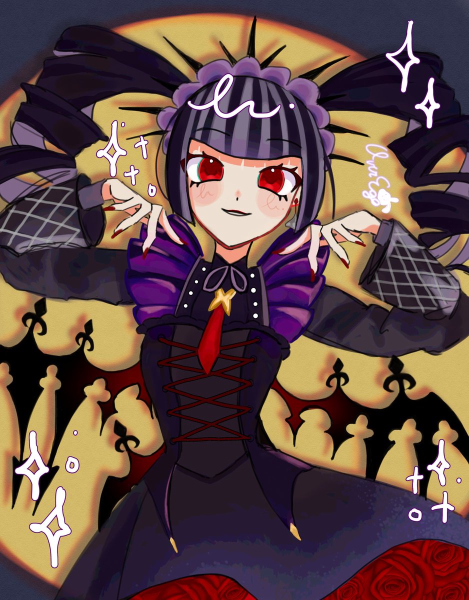 oversizedEg0's tweet photo. #ダンガンロンパ #danganronpa 
Celeste Ludenberg 💜🖤💜 https://t.co/PIRTAOEep5