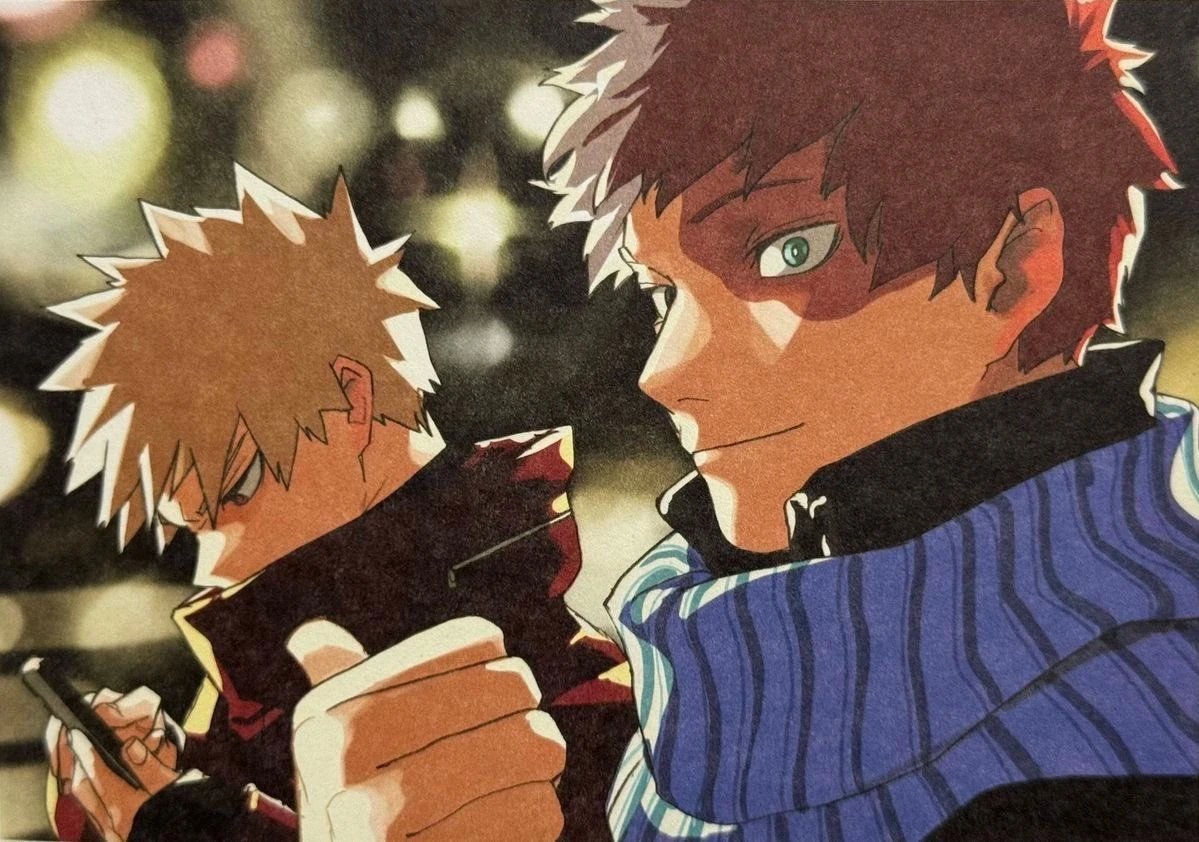 tsuntmptmp's tweet photo. a.c. hero and bombshell hero are confirmed to be dating https://t.co/iBVTo2G11Y