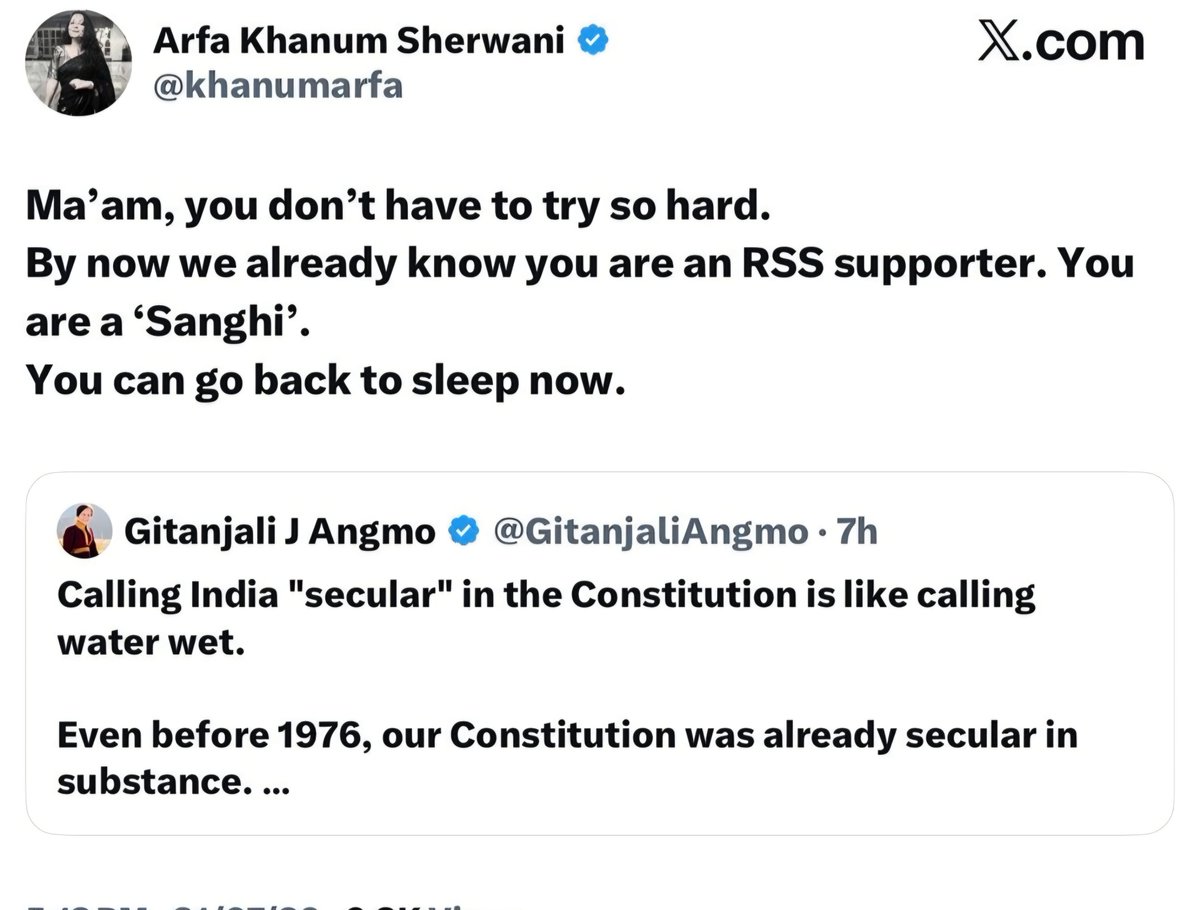 AshokShrivasta6's tweet photo. जो लोग कल तक सोनम वांगचुक और उनकी पत्नी गीतांजलि के प्रशंसक थे, एकाएक आज उनके विरोधी हो गए हैं। https://t.co/mgIn7QbMyu