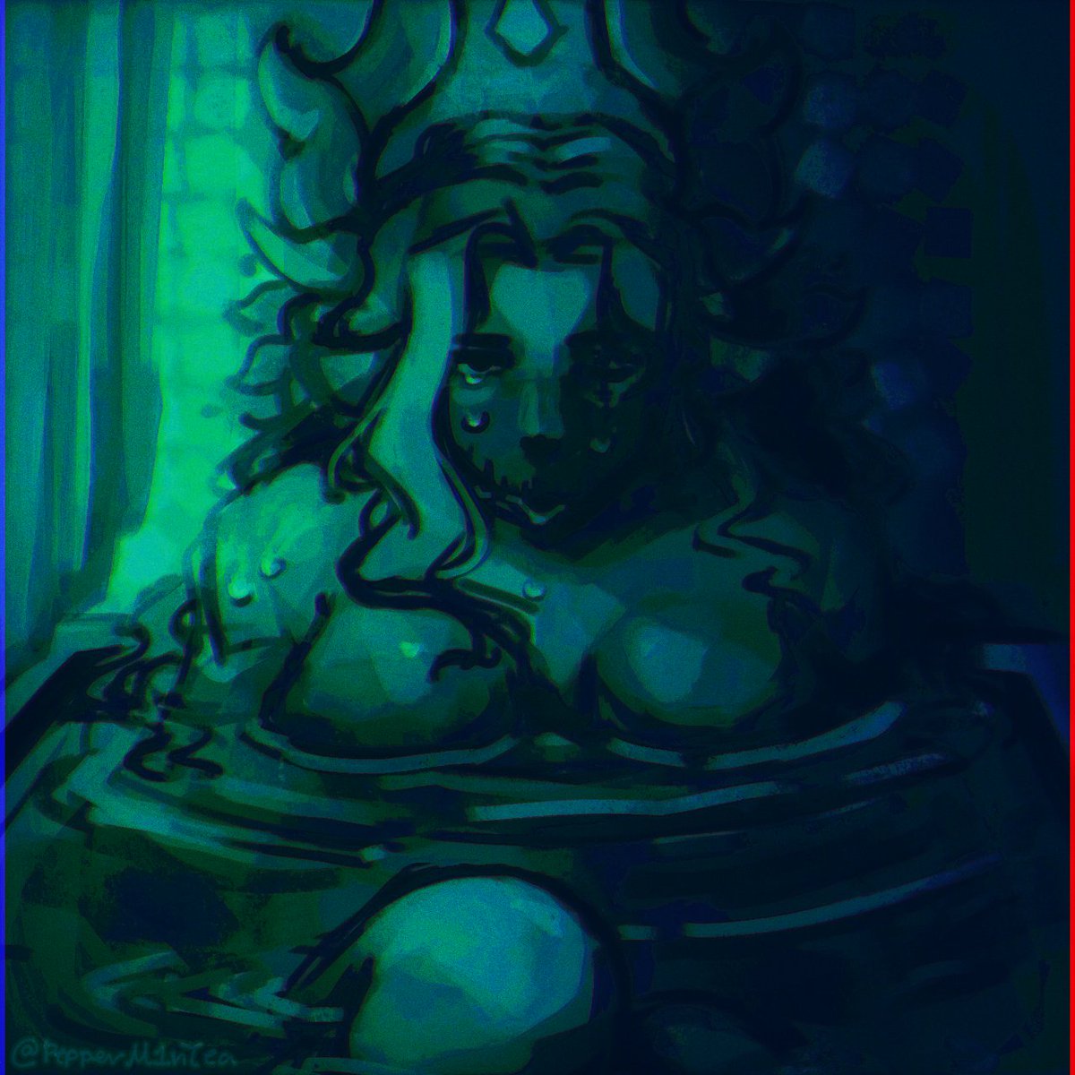 PepperM1nTeaa's tweet photo. !! nsx nudity !!

this was lowk supposed to be anatomy practice but i lowk got sidetracked n wanted to try drawing smthn with vibes + Funky Lighting so yall get this now https://t.co/wwCOe7tOgS