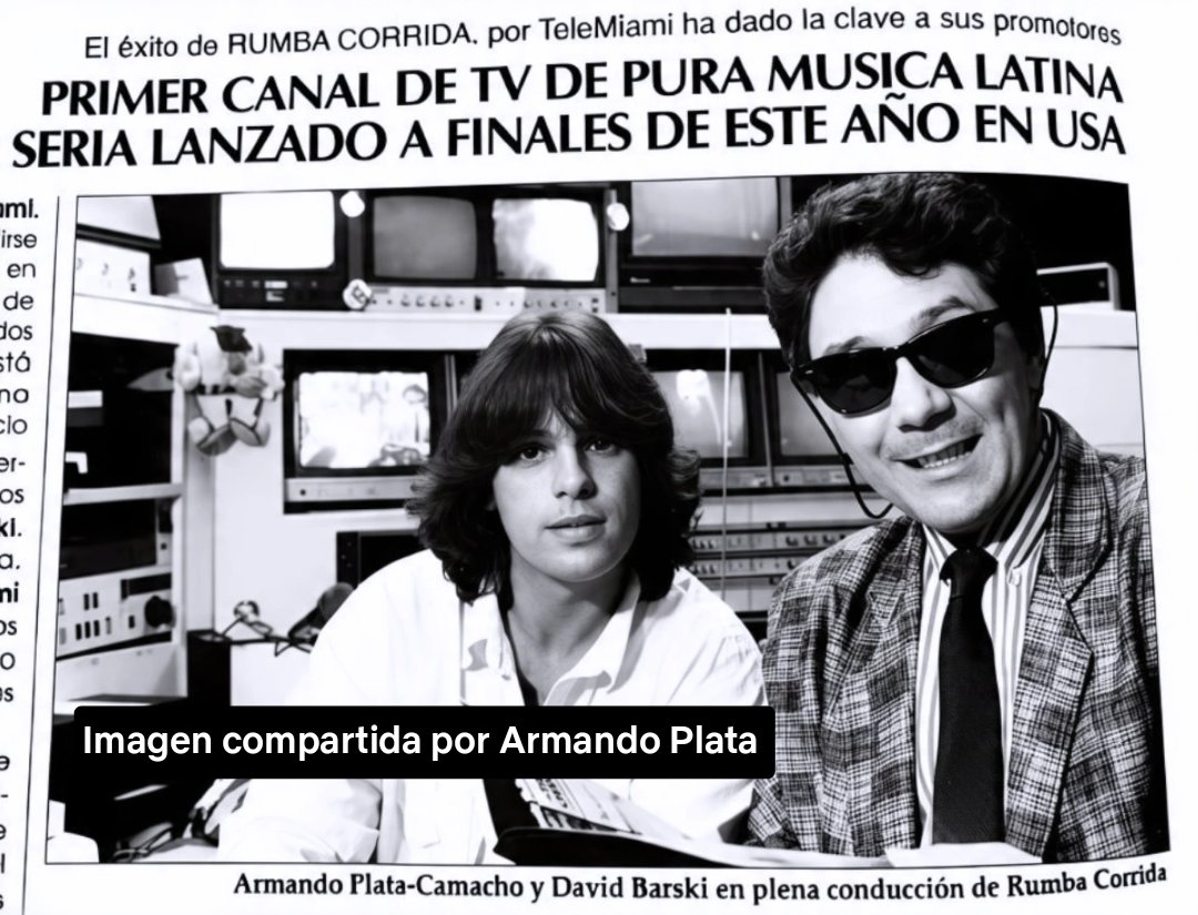 rocamanX's tweet photo. Imagen compartida por el Sr. Armando Plata sobre un canal de televisión que llegaría a EE. UU., producto de un programa llamado #RumbaCorrida y cuyo contenido se centraría en música latina. 
Recordé a #RitmosonLatino, #Telehit, #HTV y aquellas señales icónicas. 
#TV #info #música https://t.co/bAQ6ANgTrk