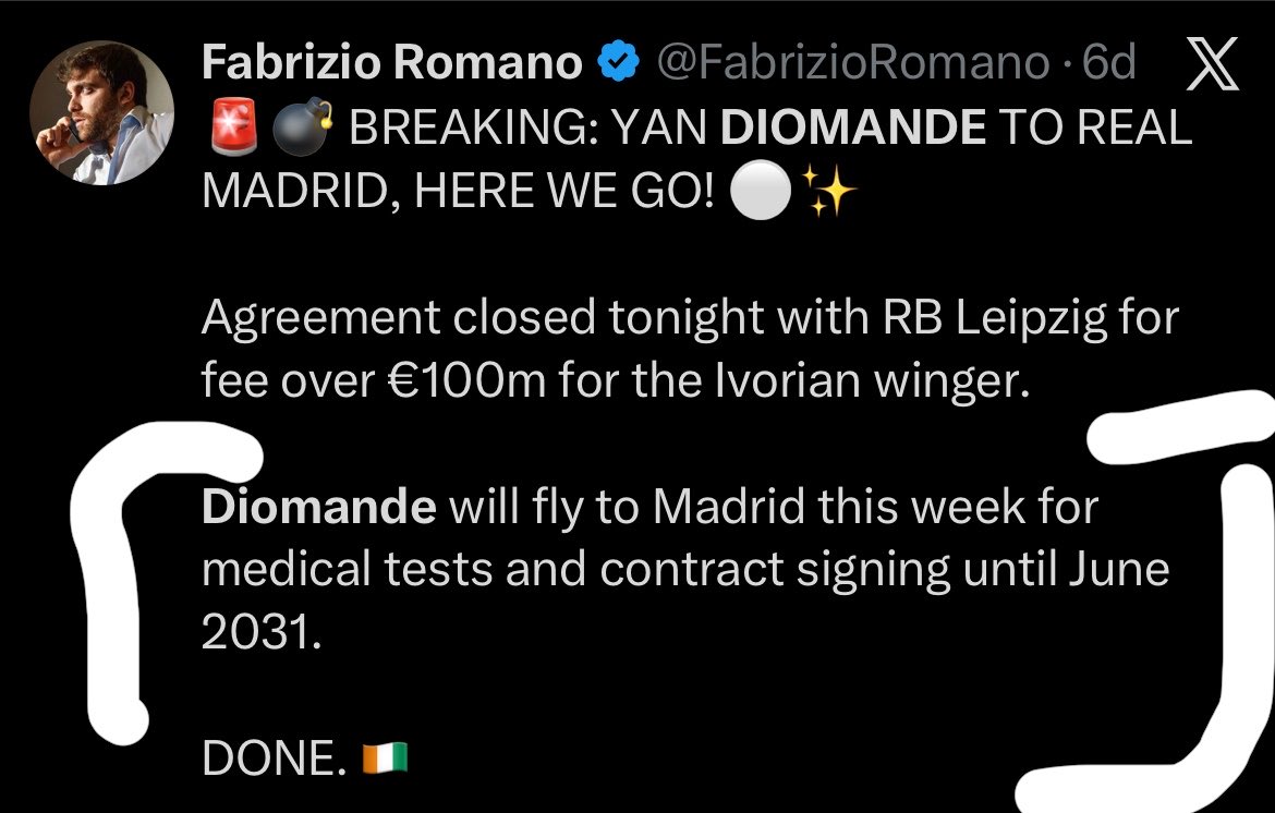 McFlybowy's tweet photo. He quietly unpinned this tweet from his profile. Safe to say Fabrizio got this one wrong and ended up making others look bad too. It wasn’t even an exclusive, it was more of a probability call.

The deal could still happen, but it’s clear he didn’t have the right information. https://t.co/i0TZwXSiwb