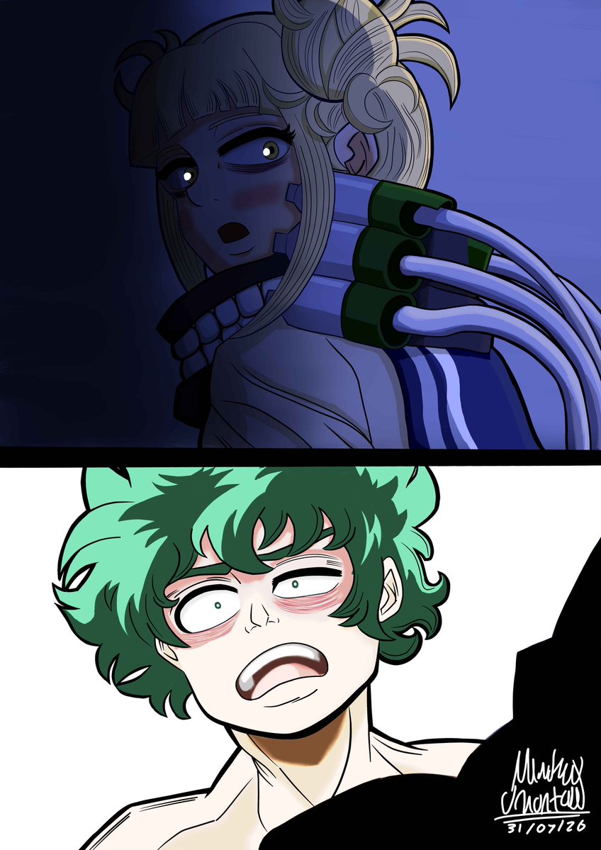 raesium's tweet photo. #Izutogaweek2026 
#MidoriyaIzuku
#TogaHimiko

Day one: First Encounter. 

“That day, they crossed into each other… Himiko found the brightest flashlight in existence. Although she didn’t knew at the time, she felt drawn to the green haired guy nonetheless…” https://t.co/hazThkPpvO