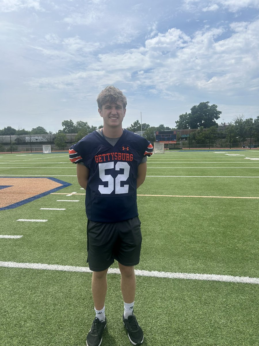Mac99Brady11954's tweet photo. Thank you to @Coach_MikeGreen , @CoachMundis , and the entire @GburgFB staff for the opportunity to attend the senior prospect visit. It was great to learn about the college and team. I appreciate the experience and the coaches. https://t.co/dlxUvplnJn