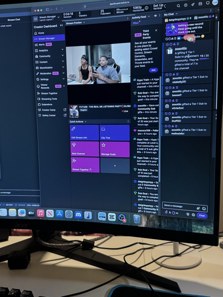 GlobalxTae's tweet photo. All it took was a little consistency &amp; belief. Me and bro set a goal, &amp; in less than 30 days we made it happen—Twitch Affiliate ✅. I genuinely appreciate the GLOBAL CREW &amp; SIXERS who’s followed, subscribed, tuned in, or just watched I appreciate y’all.

Meet me at the top. 🌐🚀 https://t.co/uGX6p1gXHm