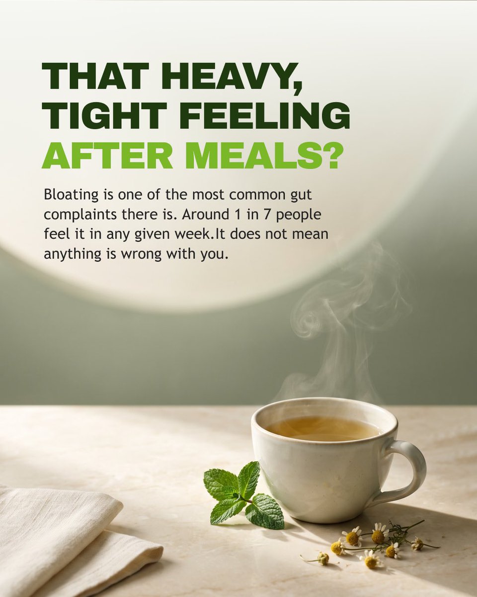 Inayanutrition's tweet photo. Bloating after meals is common and doesn’t always mean something is wrong. Your body may just need gentle support.
Swipe to learn why that heavy, tight feeling happens and a calmer way to manage it. BloatBarrier blends seven plant botanicals to help you feel lighter after eating.
Save this for your next heavy meal.
#BloatBarrier #bloatingrelief #guthealthsupport #debloatnaturally