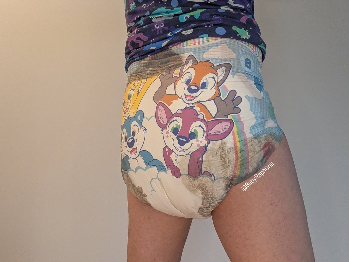 BabyRaphOne's tweet photo. CW: Extremely (and I can't stress this enough) messy diaper / Near blowout
I may have overdone the squishing a tiny little bit... 😵💫😵💫🥴🥴
#abdl #adultbabyboy #diaperboy #abdllifestyle #diaper #messydiaper https://t.co/2CCObsfYcj