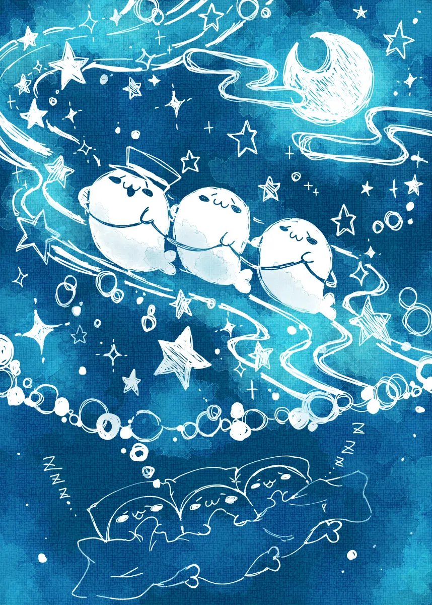 nasu261's tweet photo. ８月３日
スター・ウィーク
#あざらしさん
作者→ @haiirogray https://t.co/3gzYiFIGC8