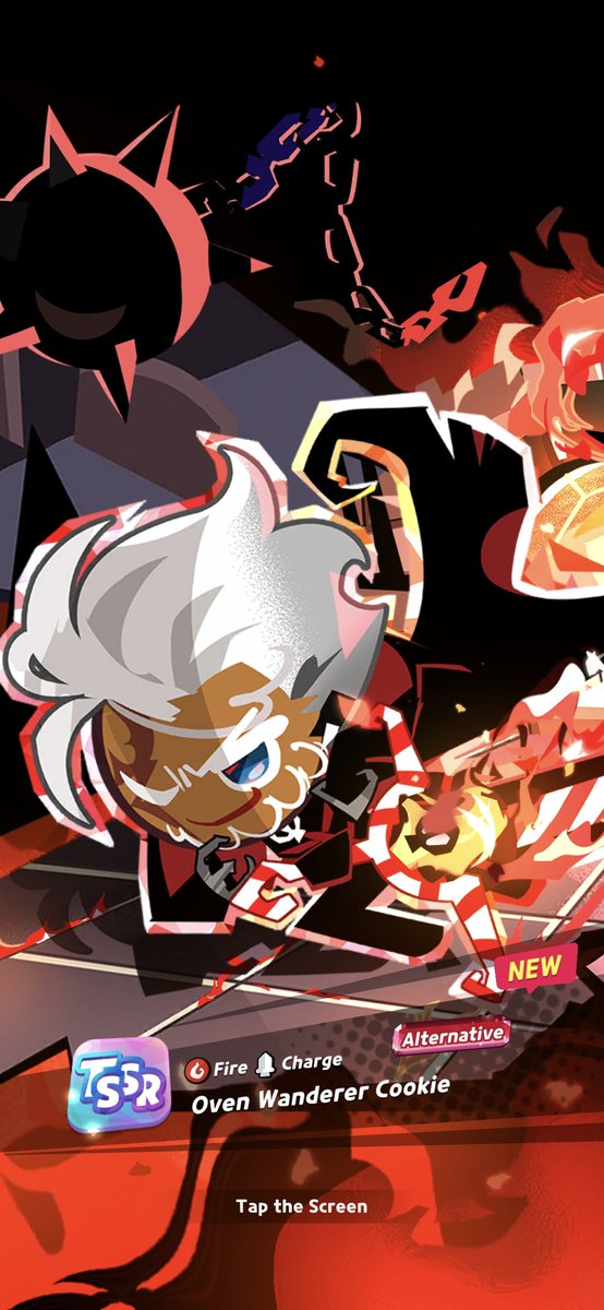 Cavahei14's tweet photo. OH MY FŪCKING GOD. I GOT HIM. HOLY SH#T I LOVE THIS GAME. #crc #cookieruncrumble #ovenwanderercookie https://t.co/DK3gl3UoOc