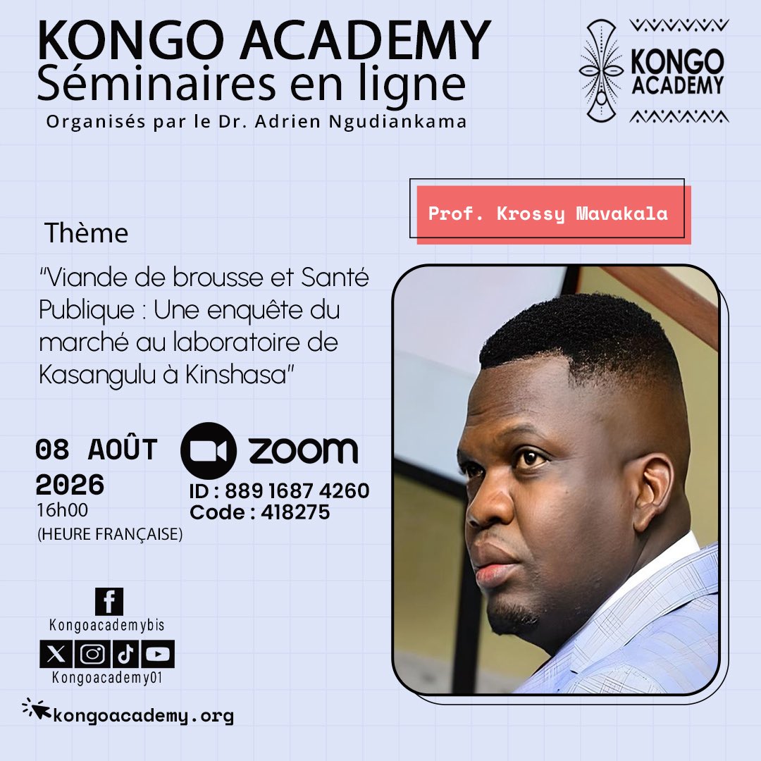 kongoacademy01's tweet photo. Webinaire le samedi 8 Août 2026 ⬇️ https://t.co/cUBVBofKE1