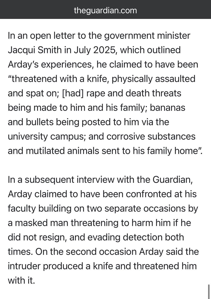 MrAndyNgo's tweet photo. More BLM and DEI hoaxes? 

Jason Arday, a celebrity black studies full professor at Cambridge University in England appears to have plagiarised his academic work from the writings of a white female student. 

His claims of being serially threatened with death for being a black professor at one of the most elite and historical institutions in the world is now finally being scrutinized. The Guardian newspaper tried to help support Arday in a profile but it found that it could not substantiate any of his claims of being threatened with violence, including a shocking claim that a masked man with a knife repeatedly threatened him on campus.

It was also revealed that Arday made a criminal report of harassment against another professor who raised concerns about Arday’s plagiarism.

Leftists have been defending Arday, saying the spotlight on him is racist and white supremacist.