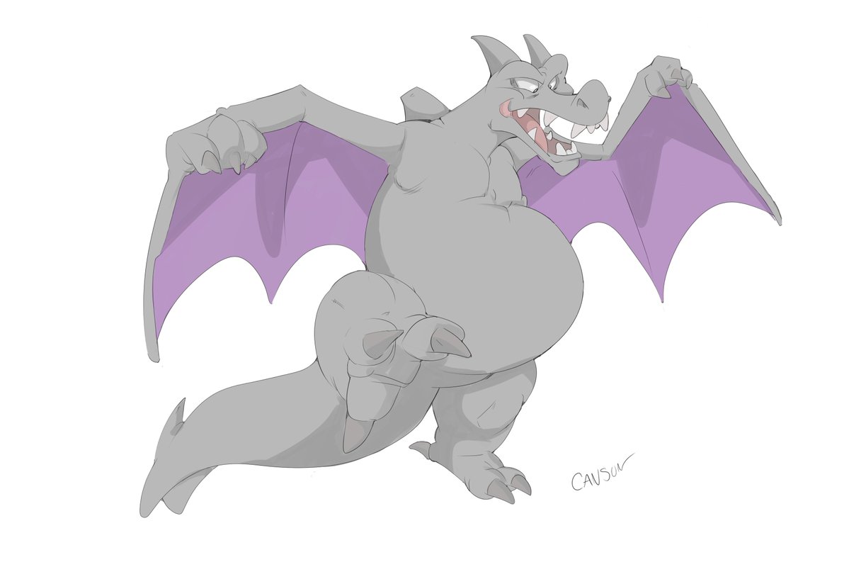 cansonzard's tweet photo. Aerodactyl https://t.co/k1QtG1XqPJ