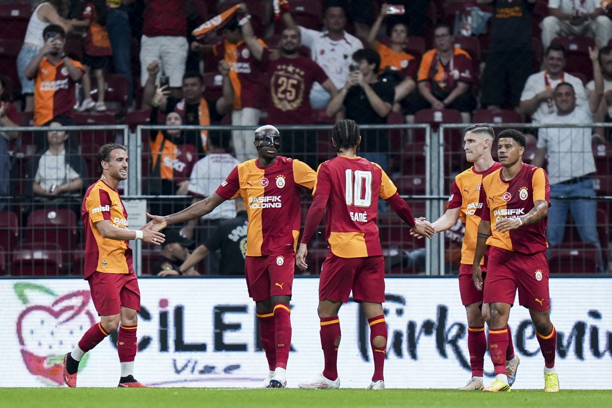 trtspor's tweet photo. Hazırlık Maçı (İY) | 🟡🔴 Galatasaray 1-1 Rennes 🔴⚫️

⚽️ 18' Victor Osimhen

⚽️ 27' Esteban Lepaul https://t.co/DCXSbvqng9