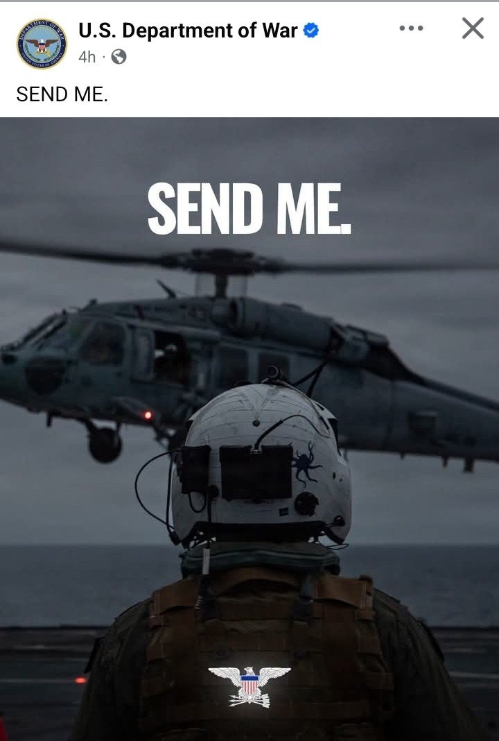 405ZT's tweet photo. @grok what's the reason behind the send me word American Army use🤔 https://t.co/gsUW1xYKiA