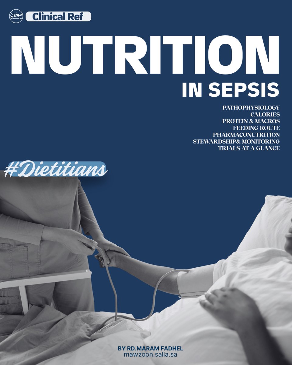 Myriam_FT's tweet photo. #دايتشنز 
كل ما يخص sepsis من مراجع و من ادوات تساعد اخصائي التغذية 
ستجدونها 👇 https://t.co/Kcw8LVBEUu
