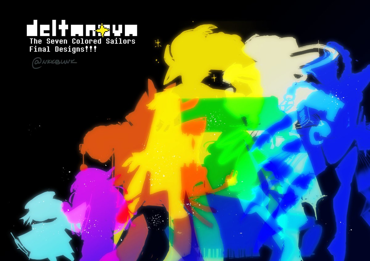 elfilibust's tweet photo. ⭐🌻Here, finally are the revised and final designs for the 7 Colored Flowers of the Deltanova AU! Now all in one post for your viewing pleasure! #deltaruneㅤㅤㅤ #deltanova #deltaruneau (1/8) https://t.co/KFC868qdSC