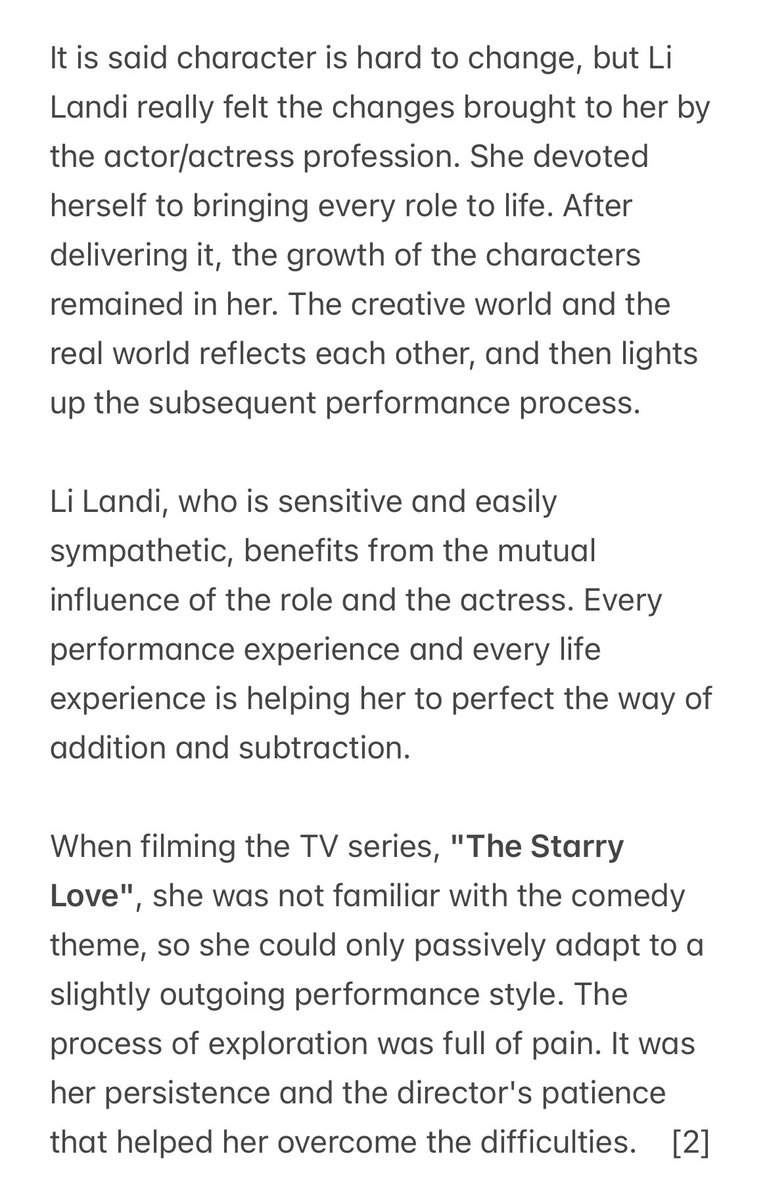 HailangTao's tweet photo. Li Landi’s Marie Claire Now interview titled “Li Landi’s acting performance is like addition and subtraction”

*Explored her past dramas, her pending dramas, and what she learned from her different roles

Full translation ⬇️

#LiLandi #李兰迪

Link: https://t.co/DyElpt0FtO https://t.co/K94pUyGNiG