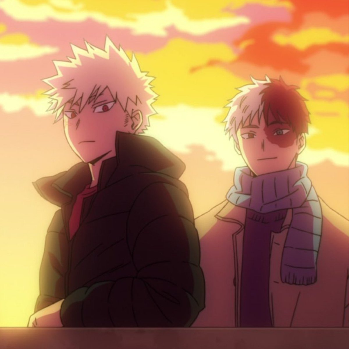 tsuntmptmp's tweet photo. sunsets and todobaku 10 years apart 🥺 https://t.co/vxwdpYnF9V