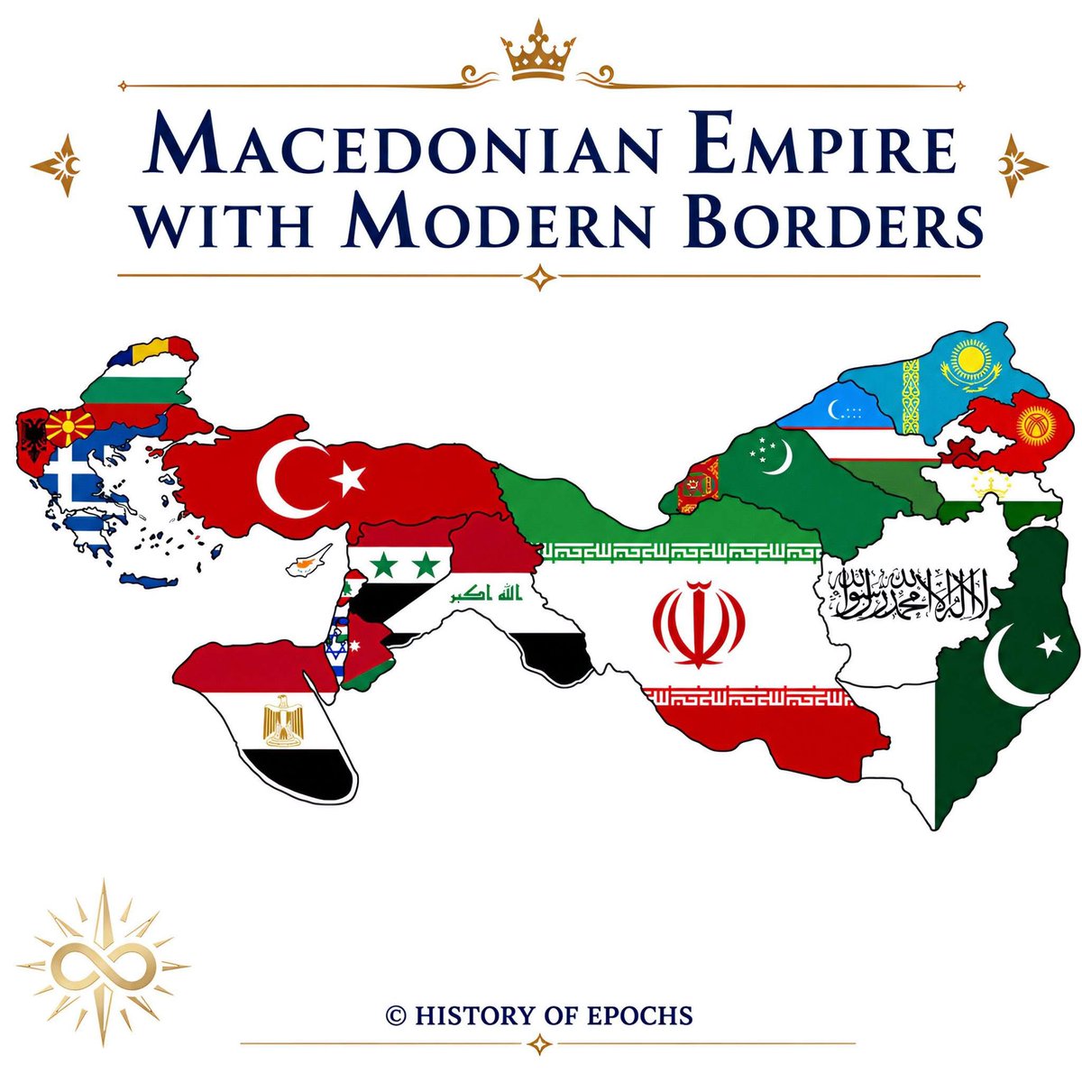 MacedonianFacts's tweet photo. Macedonian empire with modern borders… https://t.co/FCJXGdlxA9