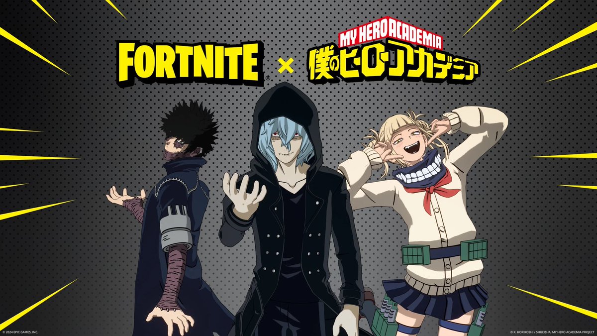 MHAxFortnite's tweet photo. @Fortnite things to look forward to: You bringing My Hero Academia back to the Item Shop 

#BringBackMHAToTheItemShop 

@VIZMedia @MHAOfficial @myheroacademia https://t.co/znNsHczpzN