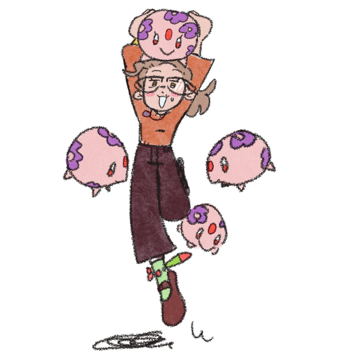 _nenupiot's tweet photo. trainersona concept: they would be in charge of gathering the munna in the lab. https://t.co/mJZSQeEjrA