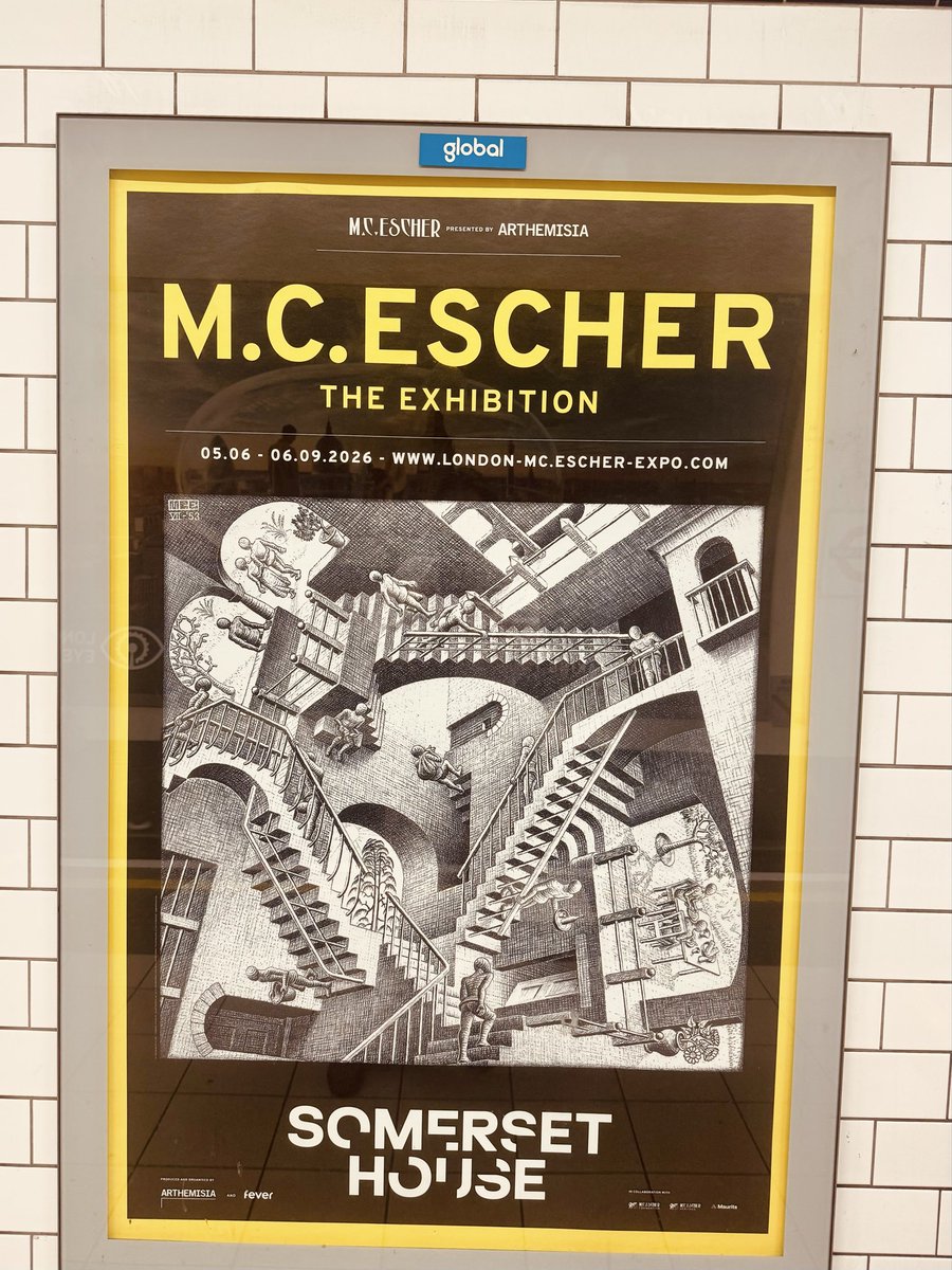 SineadOS1's tweet photo. Last week I described Ireland’s delivery apparatus as an “Escher staircase drenched in public money”. Some people asked me what I meant by that. 

So spotted in London today, a picture of Ireland’s delivery apparatus: https://t.co/3tAt3mJbfc