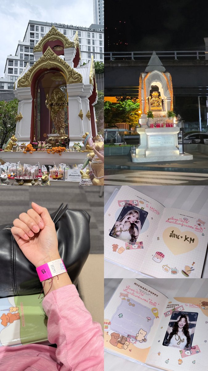 jidapa35's tweet photo. ✨แชร์ทริคมูแฟนไซน์ครั้งแรก🙏🏻 เริ่ม!
ขอเกริ่นก่อน เราเป็นคนตวจ. การจะเข้ากทม.ทีนึงต้องมีจุดมุ่งหมายคือการมาเติมพี่ดารา😂 ละเห็นมีงานไซน์จจจ วันที่31 แล้วนึกในใจว่าแฟนไซน์ครั้งที่2 ชั้นต้องได้! แต่ถึงไม่ได้ก็ขอรวมพลได้เห็นหน้าพี่ดาราละกัน
✨ก่อนวันไซน์
เรา #ดูดวงกับแม่น้องยองมิน แม่หมอบอกว่า%ที่จะได้ประมาณ 30-40 (ท้อเลย) แม่หมอเลยแนะนำให้ลงยอดเป็นเลขมงคล ซึ่งเลขเด่นคือ 22 ใบ(ตอนแรกตั้งใจจะลง14ใบเพราะเป็นเลขลักกี้แต่แม่หมอแนะนำเลขนี้มาก้เติมเพิ่มหน่อย) แนะนำเวลามงคล สีมงคล แล้วให้มานิเฟสบ่อยๆ(เตรียมสมุดไซน์,เขียนข้อความแปะการ์ดที่จะให้ไซน์,จดบทพูด) ซึ่งเราทำตามแม่หมอแนะนำทุกอย่าง 
พระพิฆเนศหน้ายูเนี่ยน (เราเห็นรีวิวเยอะมากๆ)
เราแวะซื้อชานมไข่มุกมา1แก้ว ไปถึงก็จุดธูป9ดอก 
ท่องคาถาบูชาพระพิฆเนศ จบให้แนะนำตัวให้ท่านรู้จัก (ชื่อ/นามสกุล/วันเดือนปีเกิด/ที่อยู่ปัจจุบัน) บอกสิ่งที่อยากให้ท่านประทานพร (พร้อมบอกชื่องานไซน์/วันจัด/เวลางาน/รอบของใคร/ลงกี่ใบ) บอกให้ละเอียด เสร็จแล้วเราบอกว่าถ้าข้าพเจ้าได้แฟนไซน์ลำดับที่ 1-20 จะถวายชานมไข่มุก 9แก้ว, 21-50 5 แก้ว, 51-100 3แก้ว และข้าพเจ้าจะบอกต่อความศักดิ์สิทธิ์ขององค์พ่อ หลังปักธูปก็กระซิบหูหนูตามที่เราบอกกับองค์พ่อพระพิฆเนศ 🙏🏻
✨วันไซน์ 
เราเห็นทวิตว่าที่สามย่านก็ศักดิ์สิทธิ์ เลยแวะไหว้ศาลหน้าห้าง ก่อนหย่อนคูปอง ก็ท่องบทสวดแล้วขอพรเหมือนของพระพิฆเนศเลย แต่ไม่ได้มีการบนถวายชานม เพียงแต่บอกว่าถ้าข้าพเจ้าจะบอกต่อความศักดิ์สิทธิ์เช่นกัน 🙏🏻
🙇🏼‍♀️จบปึ้งแฟนไซน์ครั้งแรกของป๋ม (ป๋มมีดวงกับแจนจิงจิงมากคั้บงานfinalก้ได้บัตรฟรีจากวันดีไหนจะไซน์ครั้งแรกอีก ดวงอย่าเพิ่มหมดนะคั้บ🥹)