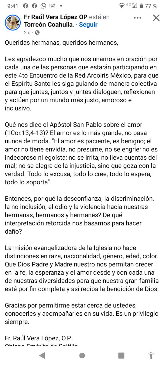 ManuelPinon111's tweet photo. @MarcehTam No le mueva, acá tenemos a  nuestro James Martin a don monseñor Raúl Vera... https://t.co/IhuAXHYv8u