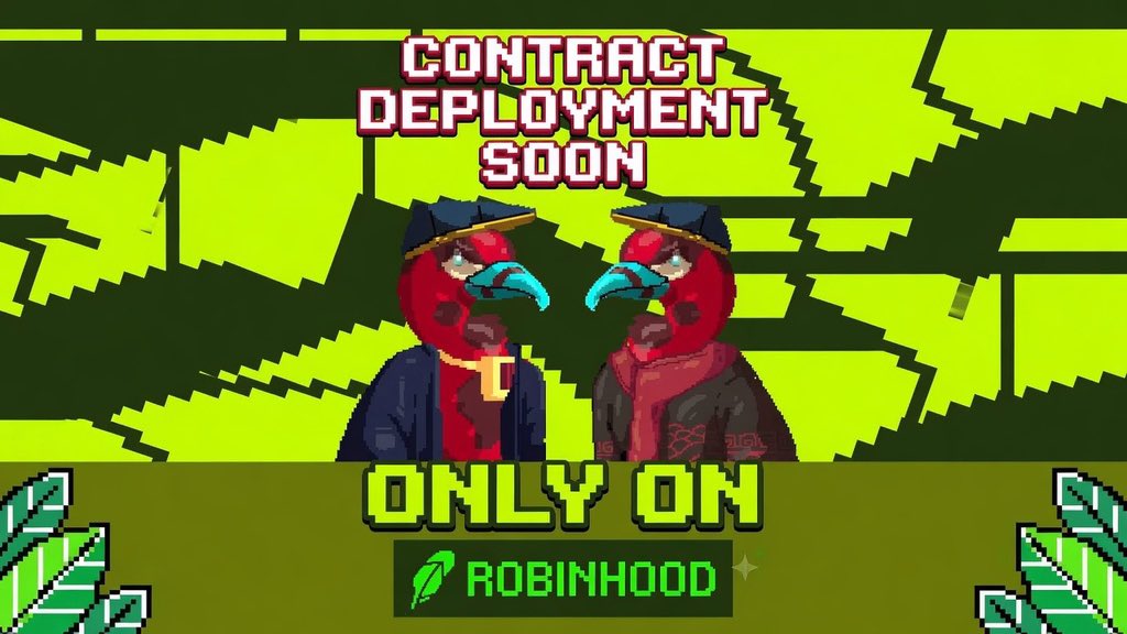 0xRavox's tweet photo. Contract deployment on the best chain *** soon

Robinhood just got more fun at the moment and Ravens are getting set to be part of it. Still not in yet, don’t miss out

Collaborations are still open until wennn?
Who’s knows. RT + Comment Wallet https://t.co/KapYgPyBEW