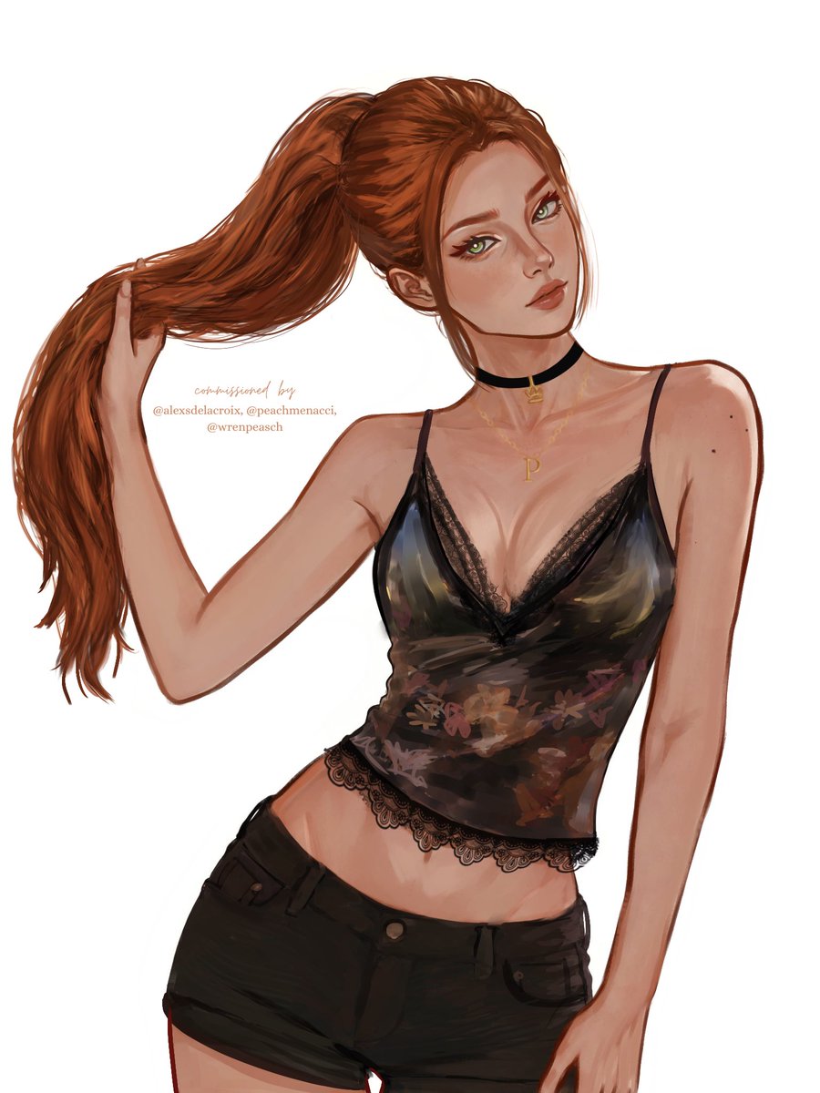 rosalindwhite's tweet photo. “Peach’s red hair is in a long ponytail today, the sun reflecting in it. She’s a powerful woman. So tiny yet so damn powerful. She takes shit from no one.” https://t.co/qL6KuOmXN3