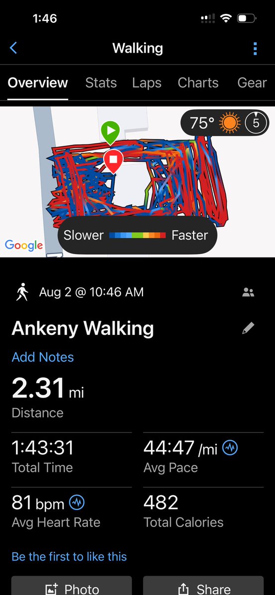 bigmattpaulsen's tweet photo. Hello Sunday! I slept like a rock! Woke up refreshed and got my 5k run completed. Then mowed the lawn after being gone for a week. Run was tougher than it should have been. But it’s done. Good day all! Back to reality tomorrow. #jkm #inspire #thisis61 #missbella #brookssrunning https://t.co/INprRmSFOl