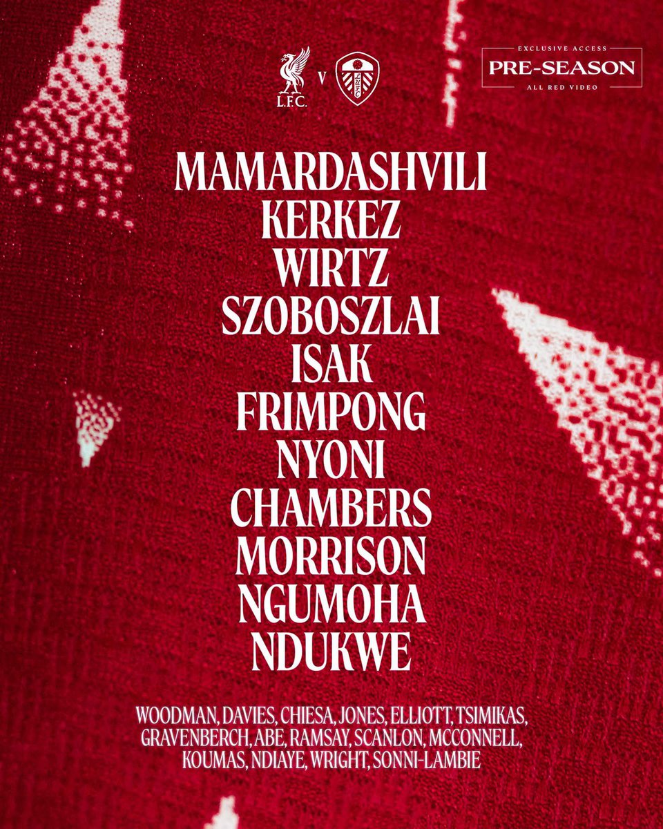 FC7897's tweet photo. Wrapping up your Sunday evening with #LFC taking on #LUFC in Chicago #LIVLEE #ClubFriendlies https://t.co/L0ooYUQfJB