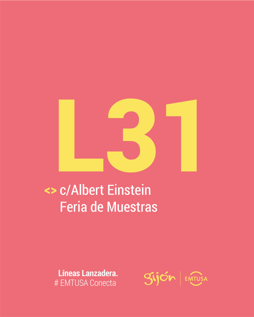 GijonBus's tweet photo. #EMTUSAconecta > @fidmagijon
‼️Desde el sábado día 1 y hasta el domingo 16 de agosto de 2026, #GijónEMTUSA pondrá en marcha como todos los años el BUS LANZADERA #FIDMA > Línea 30 y el BUS LANZADERA PARKING > Línea 31.
https://t.co/U5VeIYDbaJ
#GijónMejorEnBus a la #FIDMA26 https://t.co/9tKysMv69k